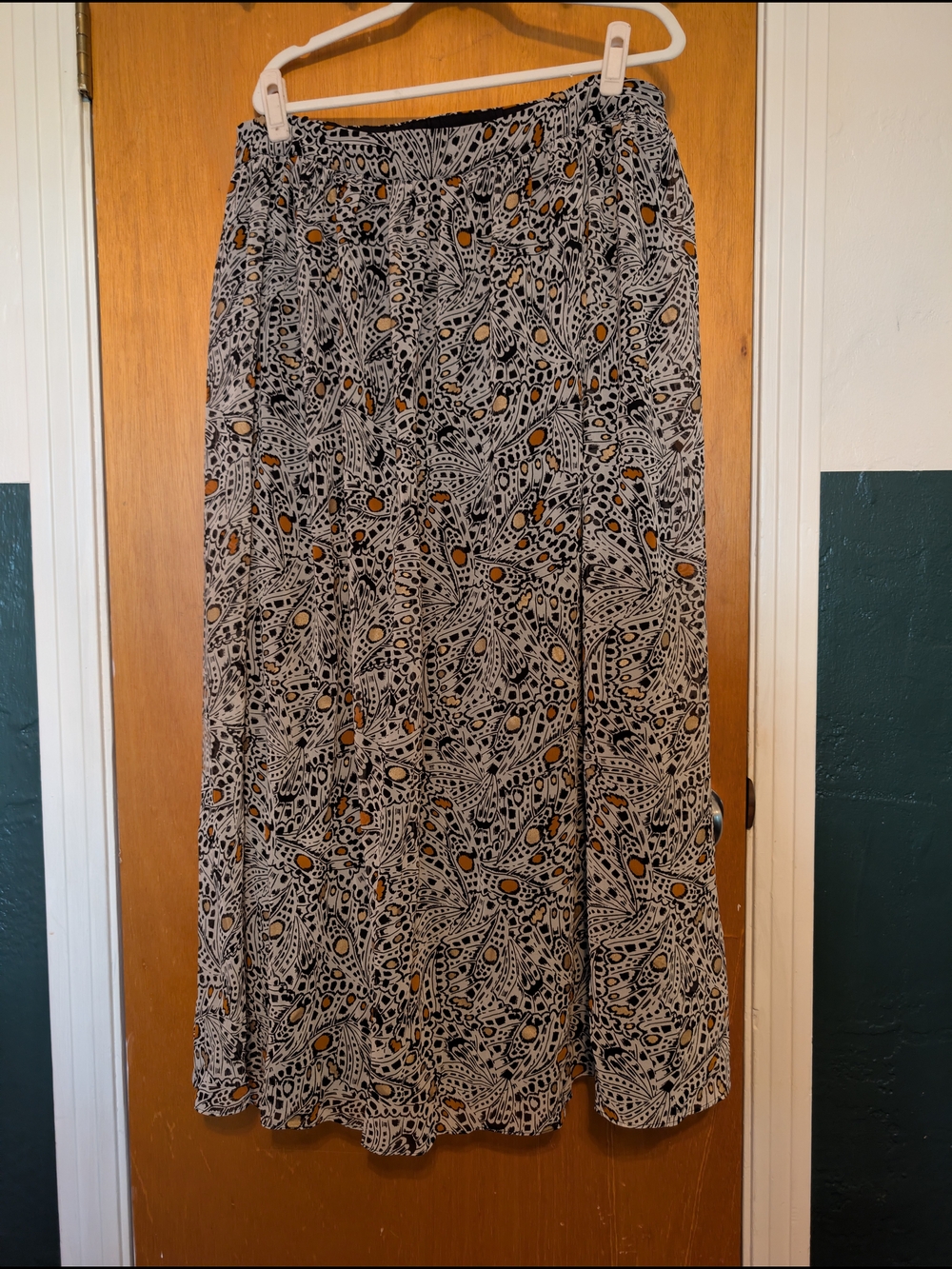 Express x Rachel Zoe Butterfly Print Maxi Skirt